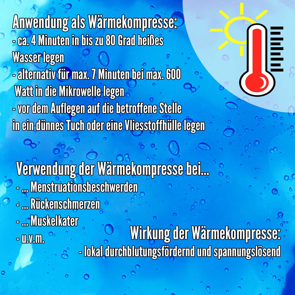 Hot and Cold Compress, gel, microwave, 21x38 cm, 5 items