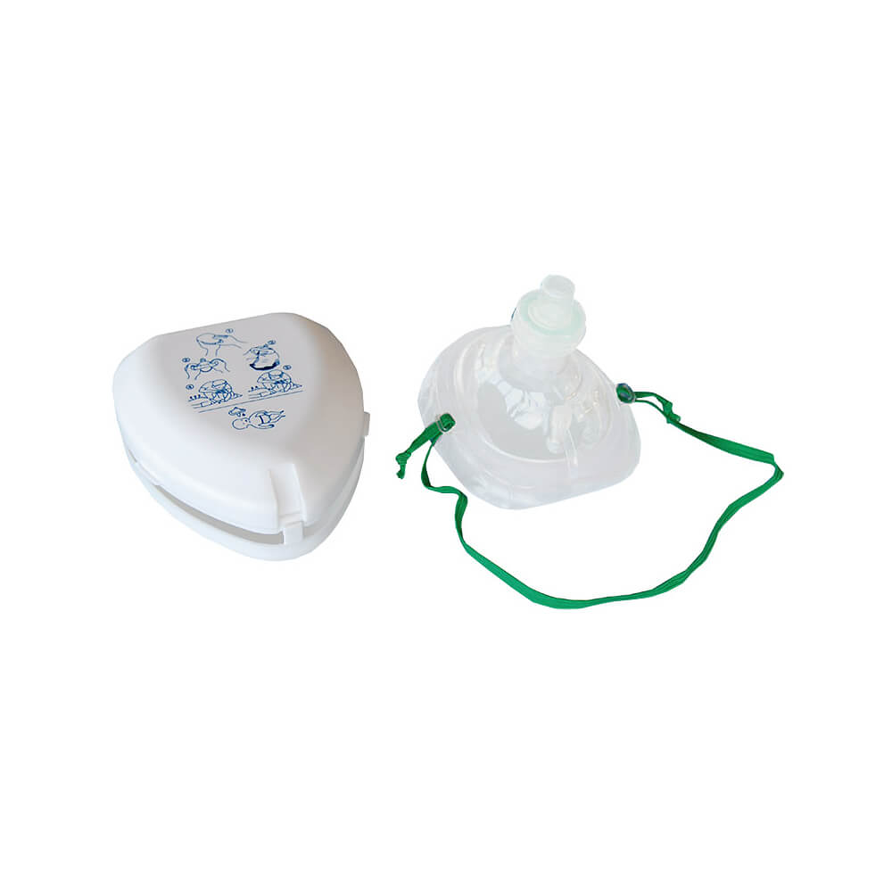 Leina-Werke pocket resuscitation mask, mouth to mouth, white