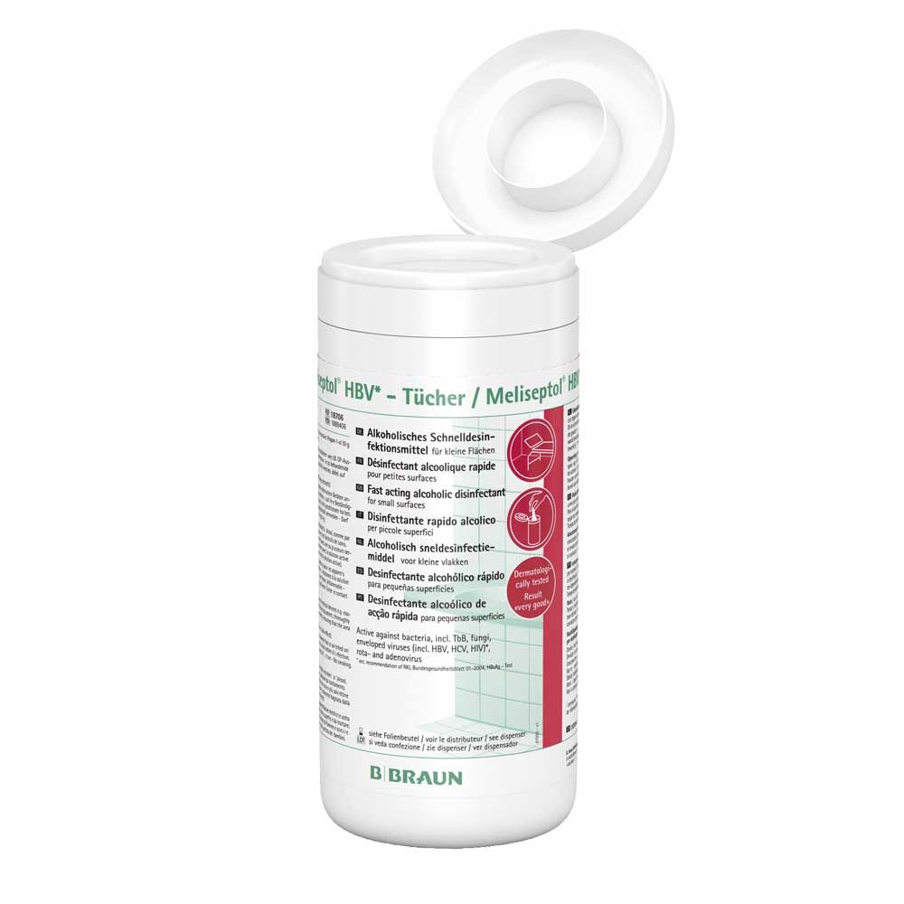 B.Braun disinfectant wipes Meliseptol® HBV dispenser box