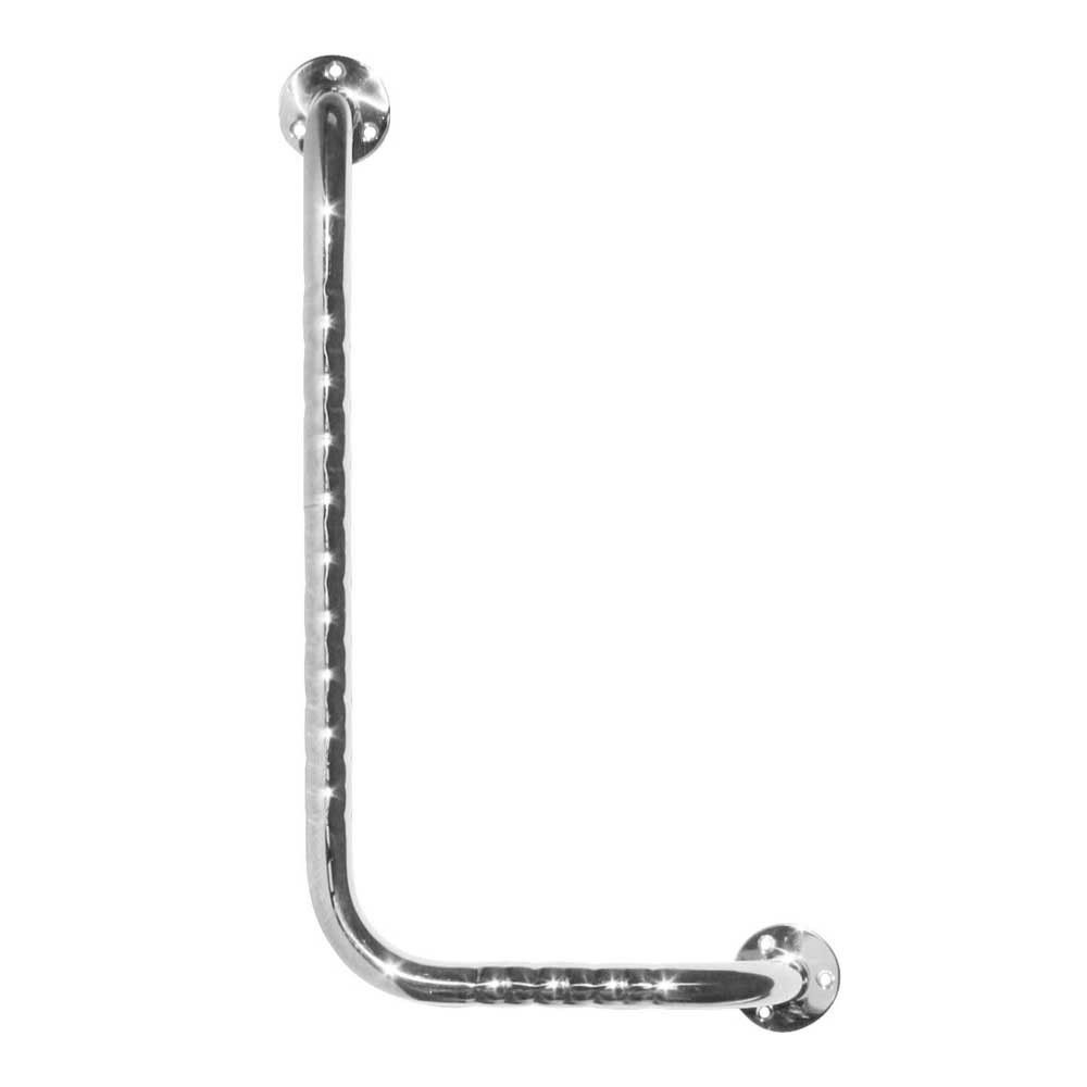 Behrend Safety support handle, stainless steel, textured, left