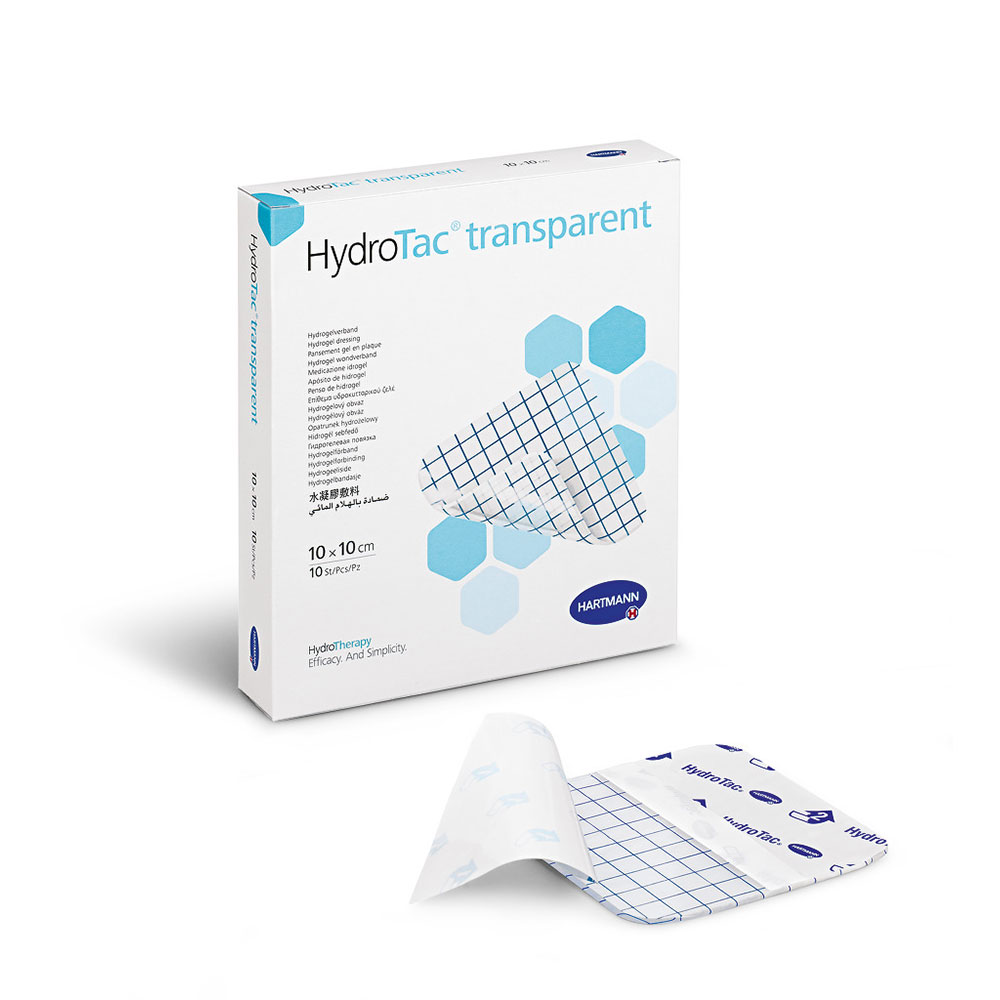 Hartmann Hydrogel dressing, HydroTac transparent, 10 pcs, various sizes