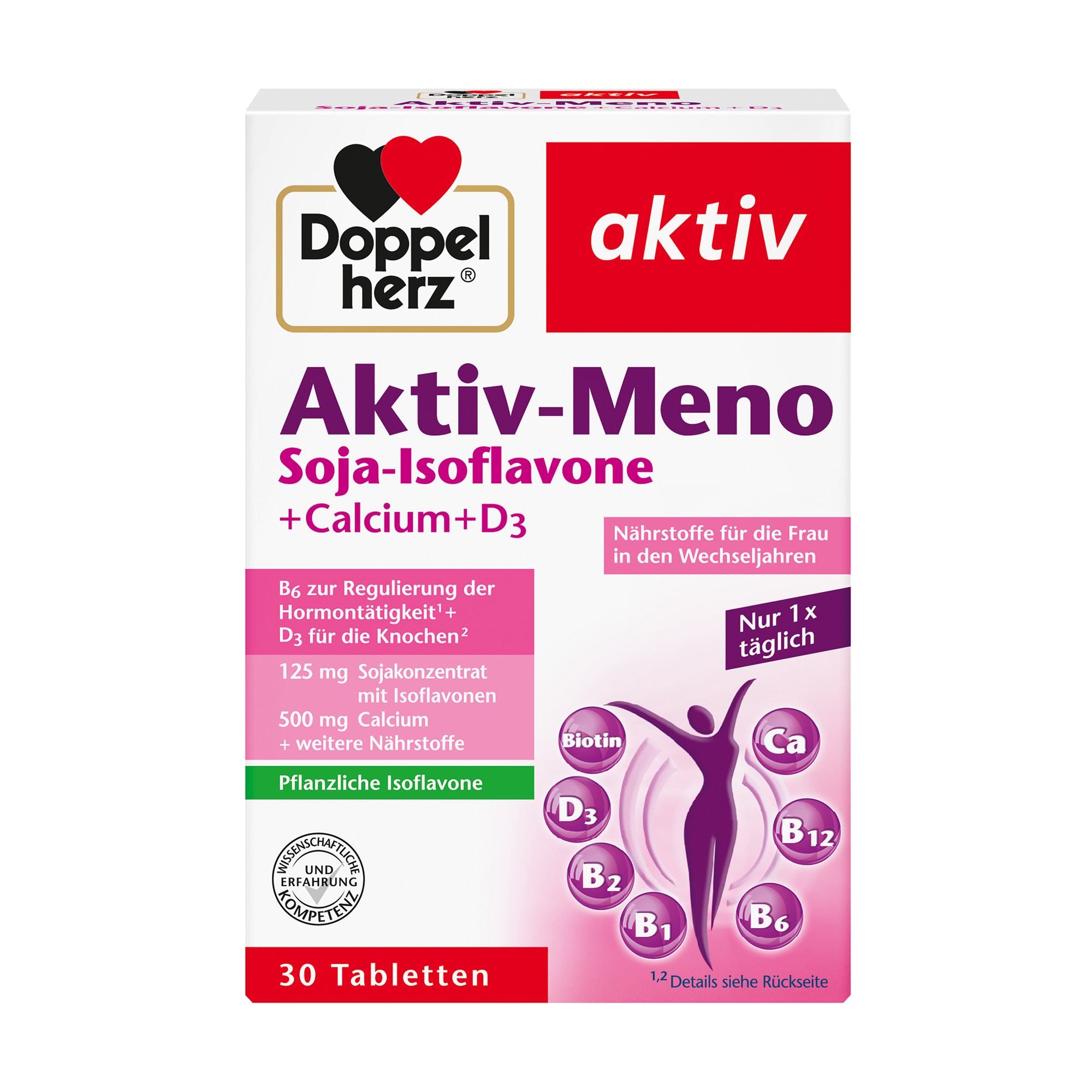 Doppelherz Aktiv-Meno Soy Isoflavones, 30 Tablets