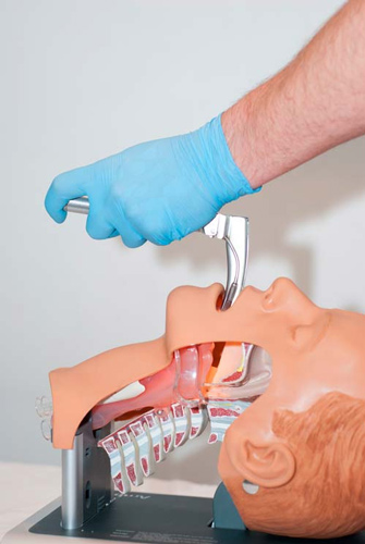 A special technique is required to use the laryngoscope correctly