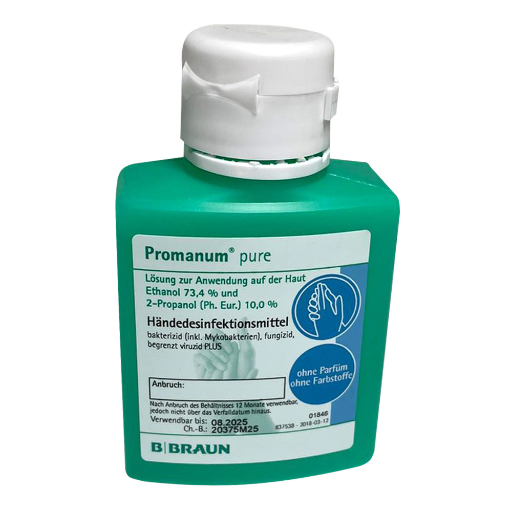 B.Braun hand disinfectant Promanum® pure, 100ml bottle