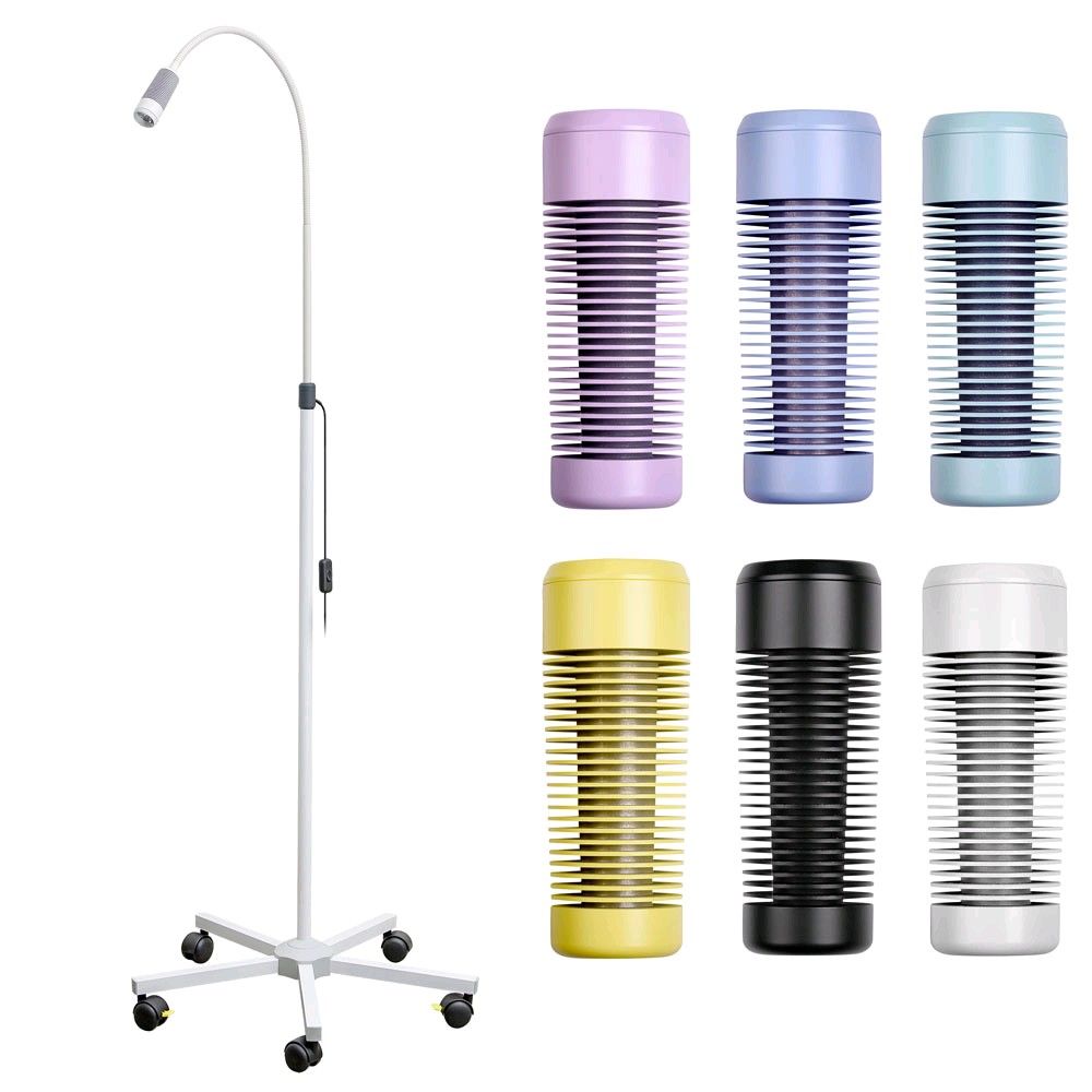 Luxamed LED examination light, energy saving, roller stand, color choice
