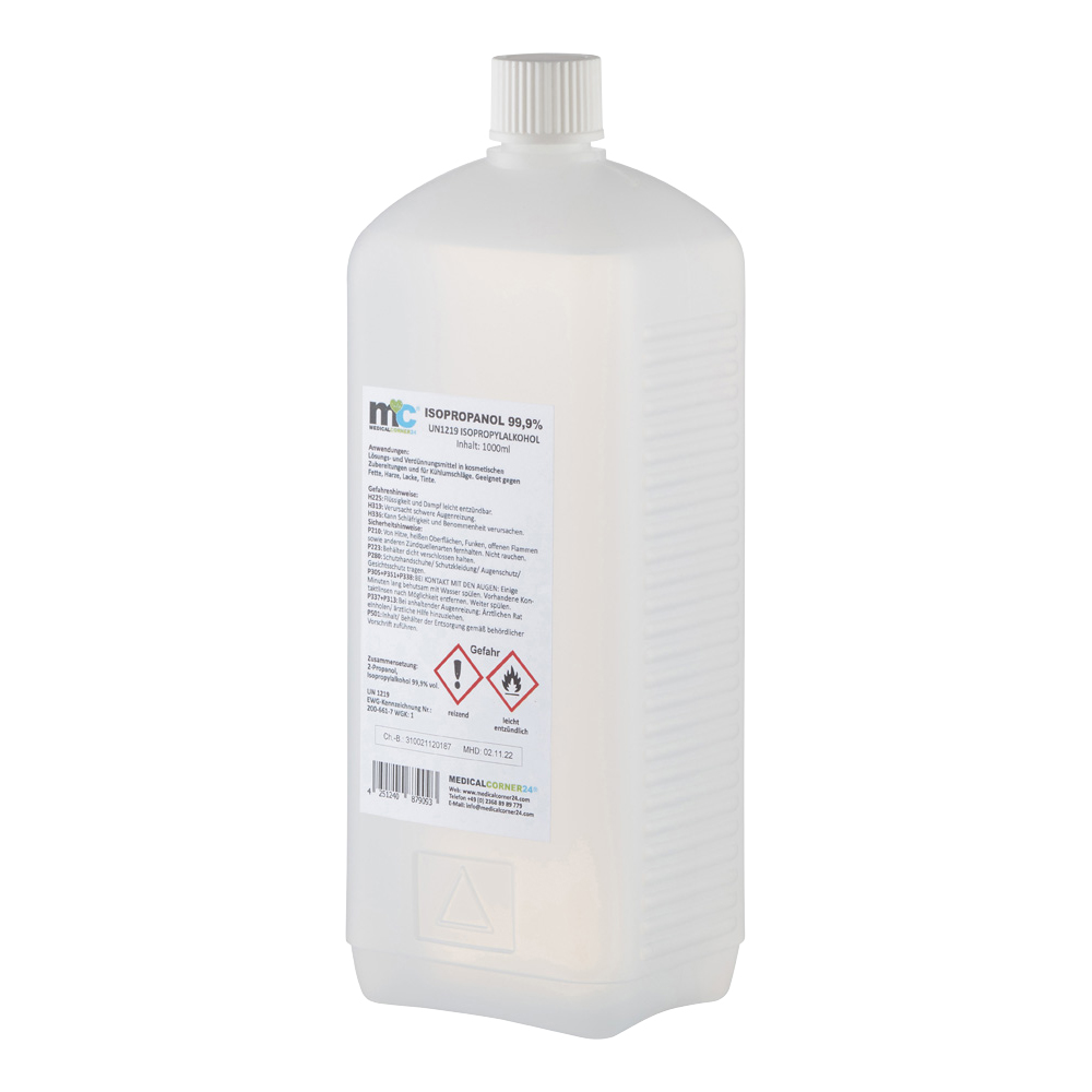 Isopropanol 99.9% Isopropyl Alcohol 1000 ml