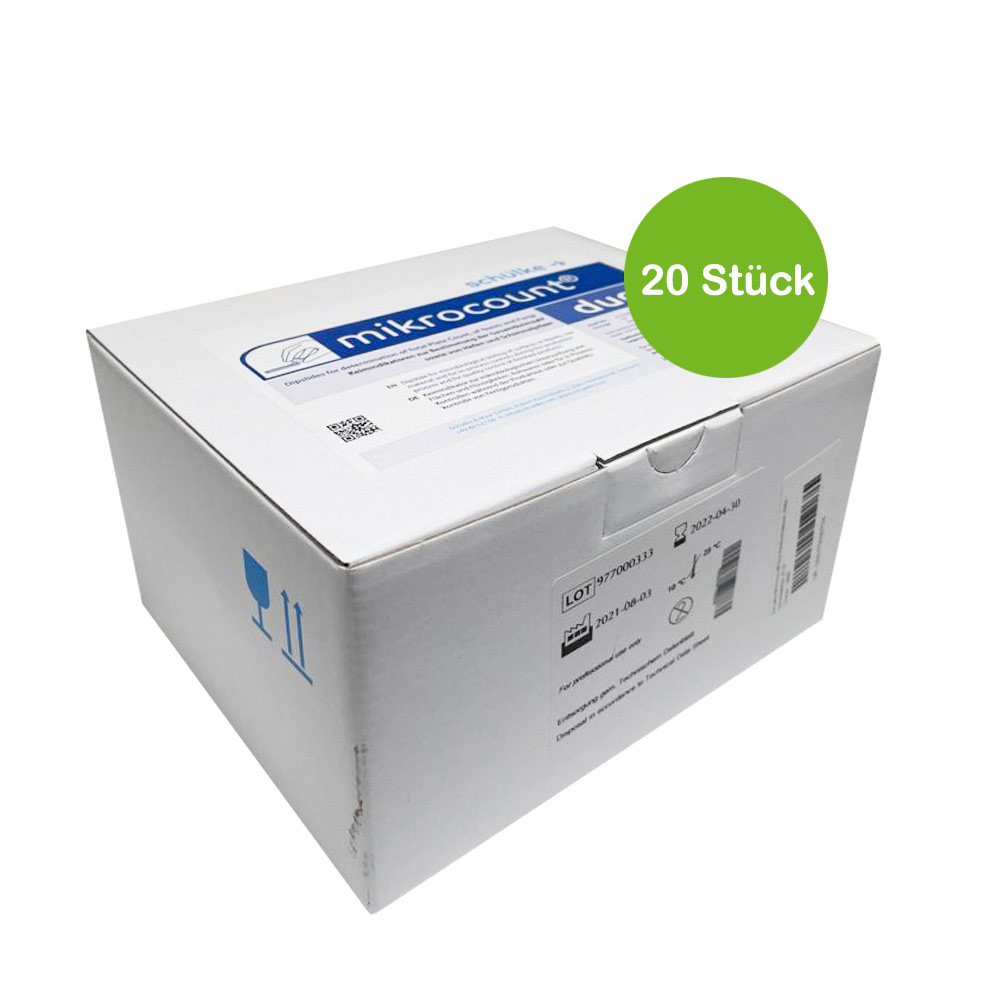 Schülke Microcount® Duo Contact Slides, Yeast / Molds, 20 Spcs