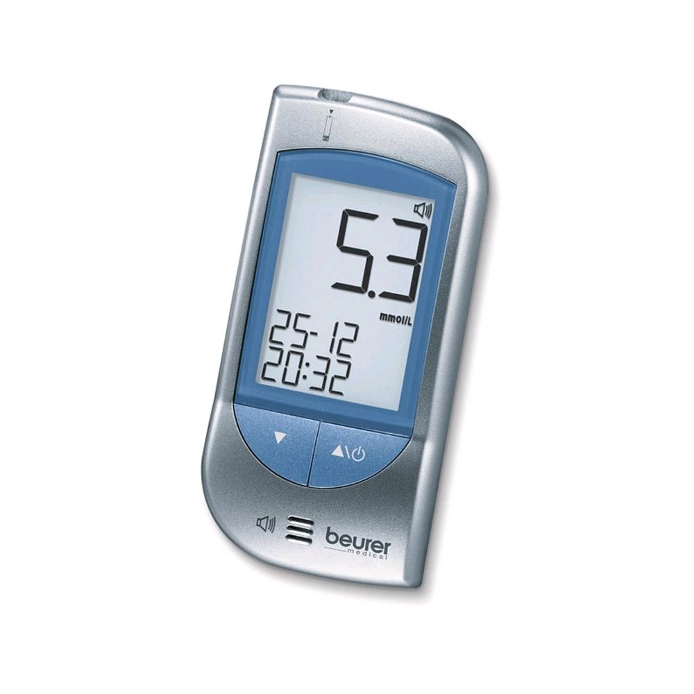 Blood Sugar Meter GL 34 by Beurer, mg/dl, with voice output