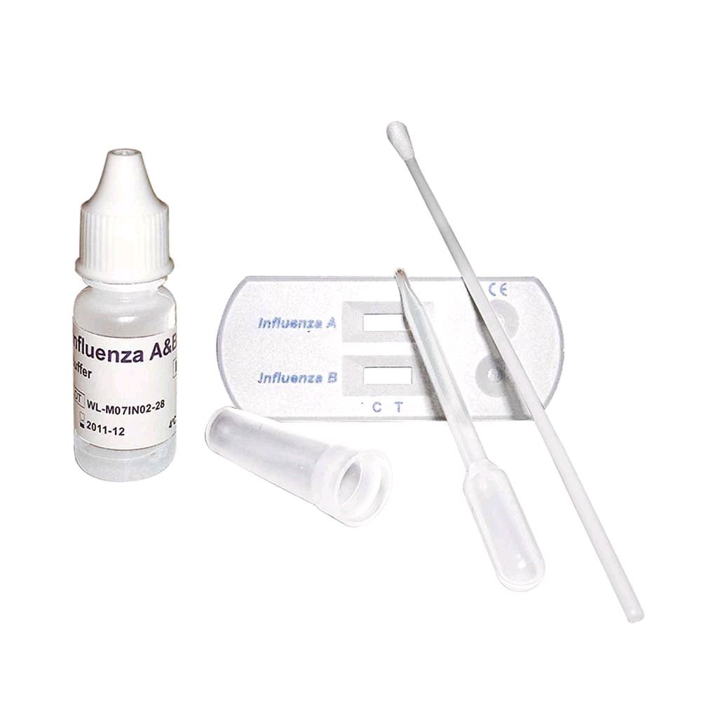 Ratiomed Influenza A/B rapid test, nasal swab test/Accessories 10 Sets