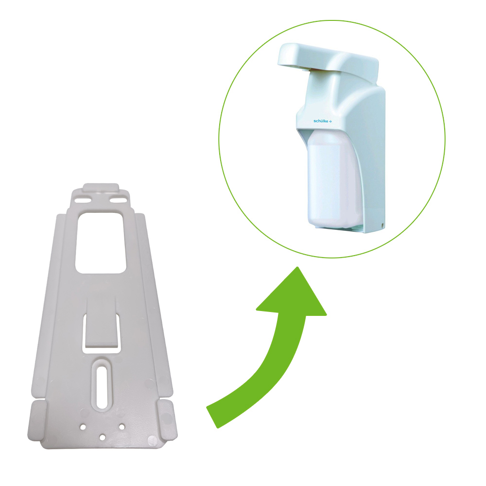 Schülke wall plate for sm2 universal disinfectant dispenser