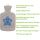 Hot water bottle with knitted cotton cover in different variants