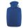 Hugo Frosch Classic Hot Water Bottle 1.8 L, Fleece Cover, Red or Blue