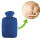Hugo Frosch Classic Hot Water Bottle 1.8 L, Fleece Cover, Red or Blue