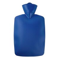 Hugo Frosch Classic hot water bottle 1.8 L, lamella, red...