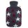 Hugo Frosch Classic Hot Water Bottle 1.8 L, knitted cover, various. Pattern