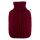Hugo Frosch Classic Hot Water Bottle 1.8 L, knitted cover, various. Pattern