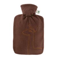 Hugo Frosch Classic Hot Water Bottle 1,8 L, Doublefleece...