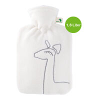 Hugo Frosch Classic Hot Water Bottle 1,8 L, Doublefleece cover, various. Colors