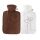 Hugo Frosch Classic Hot Water Bottle 1,8 L, Doublefleece cover, various. Colors