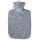 Hugo Frosch Classic Hot Water Bottle 1,8 L, Knitted Cover Lurex, various. Colors