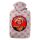 Hugo Frosch Classic Hot Water Bottle 1,8 L, Nicki Velour Cover, various. Pattern