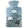 Hugo Frosch Classic Hot Water Bottle 1.8 L, felt cover, various. Pattern