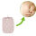 Hugo Frosch Mini Hot Water Bottle 0,2 L, organic cotton cover, various patterns