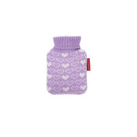Hugo Frosch mini hot water bottle 0.2 L, knitted cover,...