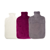 Hugo Frosch eco hot water bottle 2,0 L, velvet cover,...