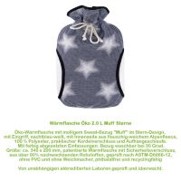 Hugo Frosch Eco Hot Water Bottle 2,0 L, Muff Cover,...