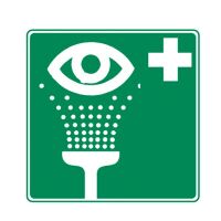 Holthaus Medical Rescue Sign Eye Rinsing Station, Glow...