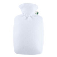 Hugo Frosch Classic Hot Water Bottle 1.8 L, Fleece Cover,...