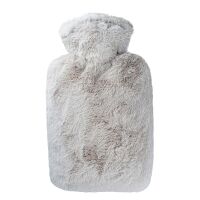 Hugo Frosch Classic Hot Water Bottle 1.8 L, Long Hair...