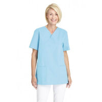 Leiber Slip-on Casaques, unisex, short sleeve, 1 chest/ 2 side pockets, various colors/sizes