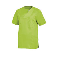 Leiber Slip-on Casaques for ladies, short sleeve, side/chest pockets, XS-3XL, versch. Colors