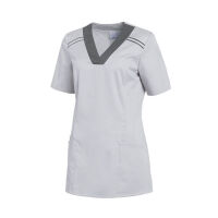 Leiber Slip-on Casaques for ladies, short-sleeved, 2 side pockets, XS-3XL, various colors. Colors