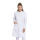Leiber Coat for ladies, long sleeve, side / peep pockets, white, sizes 34-52