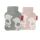 Hugo Frosch Mini Hot Water Bottle 0.2 L, Knitted Cover, Feet, Various. Colors