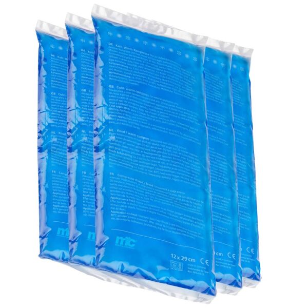 5 cold/hot compresses, gel, 12 x 29 cm