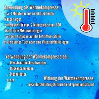 5 cold/hot compresses, gel, 12 x 29 cm