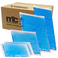 1 set of cold and warm compresses, 4 sizes, 5 pieces