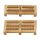 Behrend Joggiroll foot scroller, wood, double, 2 variants