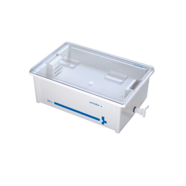 Schülke Instrument Tray, incl. Drain Tap, White, Without Lid, Sizes