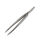 Behrend tweezers, nickel plated 8 cm, various tips
