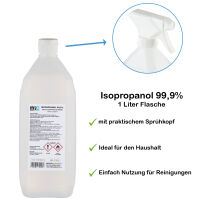 Medicalcorner24 99,9% isopropanol, isopropyl alcohol, spray bottle 1l