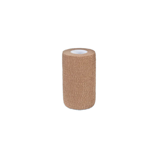 Nobarip, cohesive short-stretch bandage, brown, various sizes
