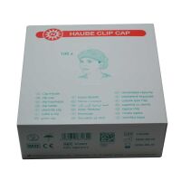 Disposable head covers clip from Noba, 100 pieces,...