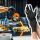 Tattoo Latex Gloves by MaiMed, black, powder-free, 100 items