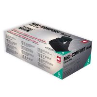 Med-Comfort vitril gloves black, nitrile vinyl mixture,...