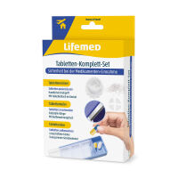 Tabletten-Set, Tablettenbox, -mörser, -teiler, von...
